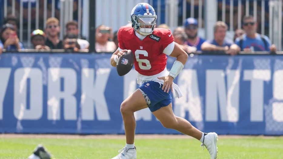 Jaxson Dart in surprising spot on Giants’ first depth chart of the season