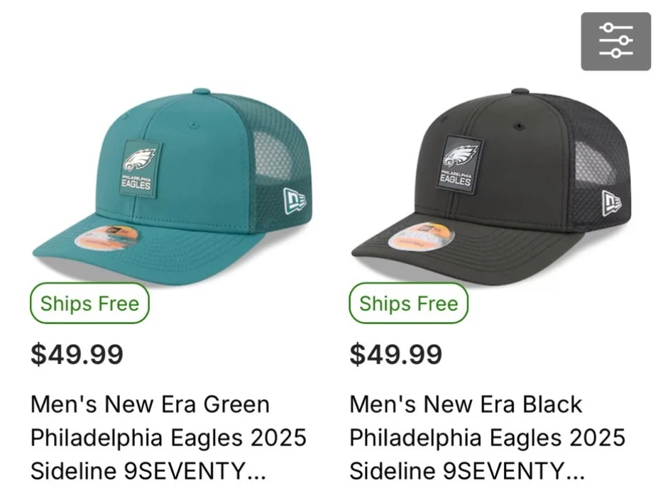 Not Exactly Rave Reviews for the $50 Eagles New Era Hats