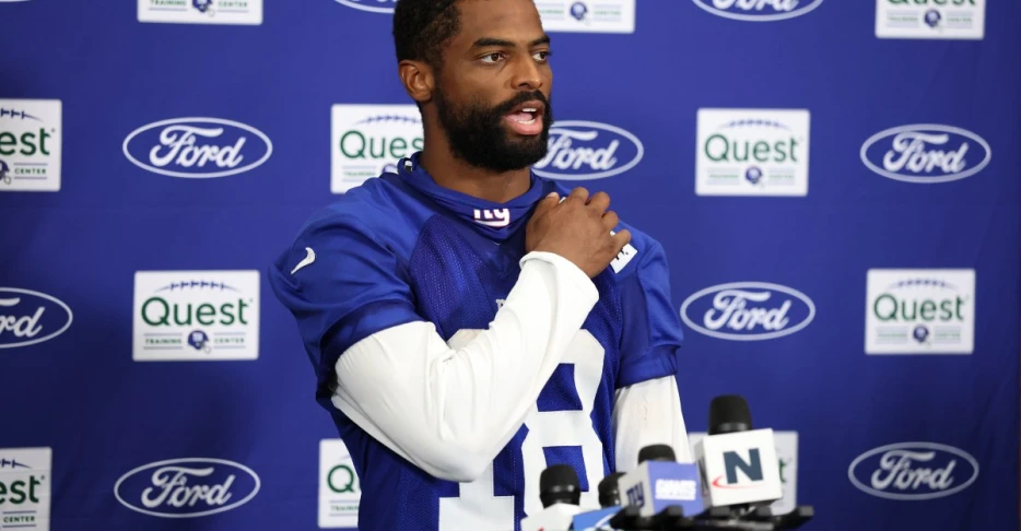 Darius Slayton becoming a vocal leader for New York Giants