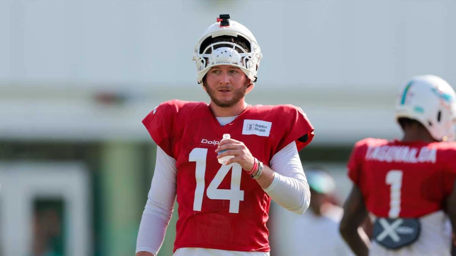 Zach Wilson vs. Quinn Ewers battle gets first Dolphins depth chart winner