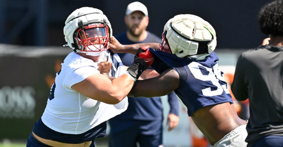 Keion White has advice for Patriots rookie tackle Will Campbell