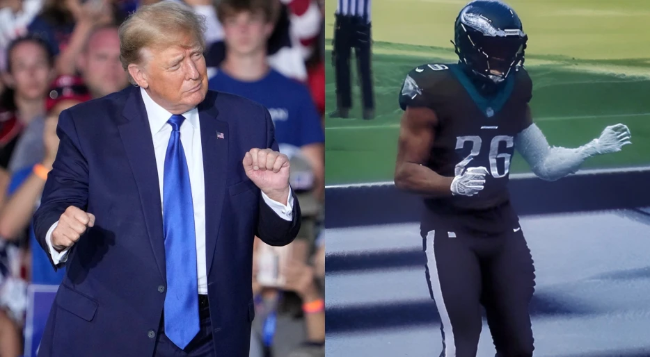 Social Media Is Tripping Out After Discovering That Saquon Barkley Does The “Trump Dance” Touchdown Celebration In ‘Madden 26’