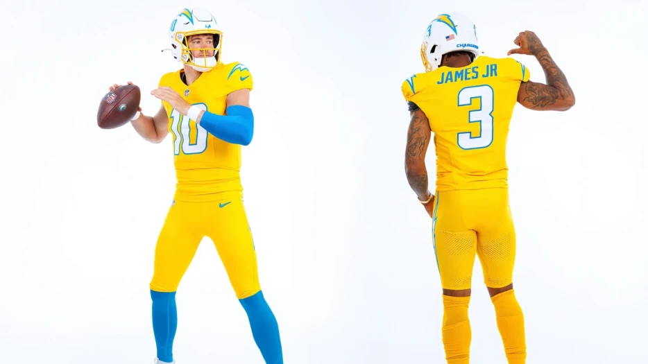 Chargers unveil alternate uniforms for the 2025 season