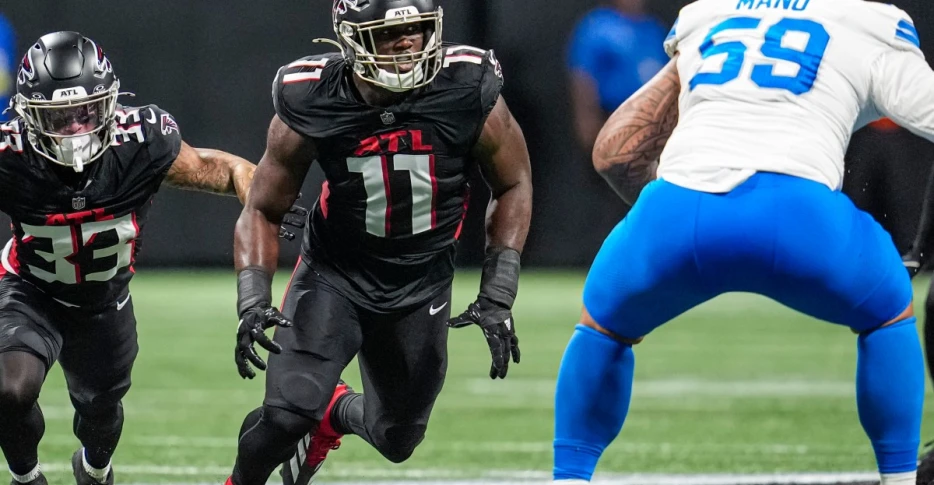 Falcons defense causes chaos on first drive of the season