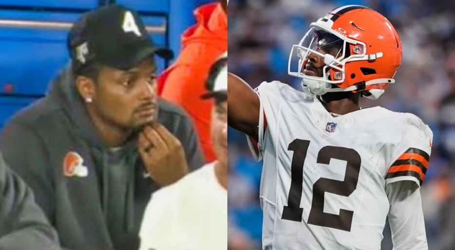 NFL Fans Are Convinced That Deshaun Watson Was “PISSED” While Watching Shedeur Sanders’ Debut With The Browns