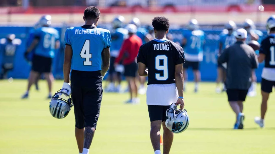 Panthers fans are hyped about Bryce Young-Tetairoa McMillan preseason connection