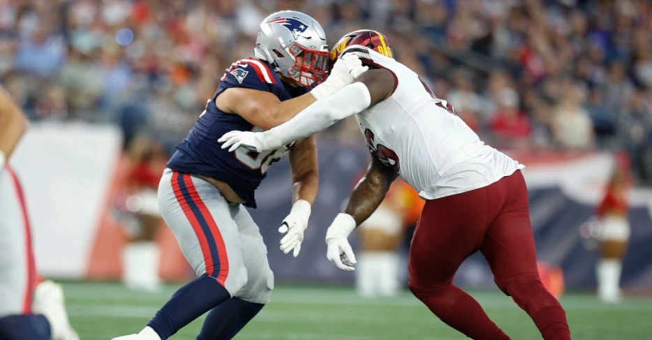 Will Campbell brings a mean streak, and more lessons learned from Patriots-Commanders