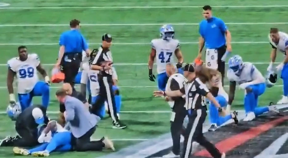 Horrifying New Video Shows Lions’ Morice Norris Going into Frightening Seizure After Brutal Hit, Silencing Doubts on Why Falcons-Lions Game Was Suspended
