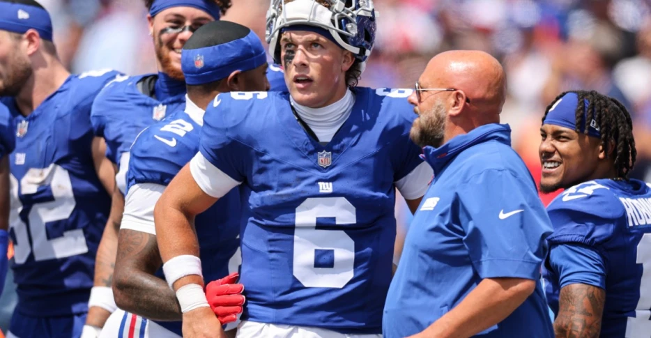 Jaxson Dart has promising debut for New York Giants