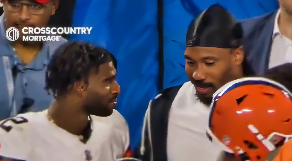 Mic’d Up Cameras Caught Myles Garrett Giving Shedeur Sanders The Cold Hard Truth About His Preseason Debut With The Browns