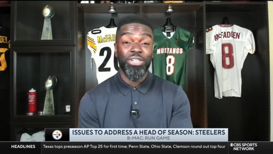 Steelers’ 2025 Run-Game Debut ‘Not Ideal,’ Bryant McFadden Says