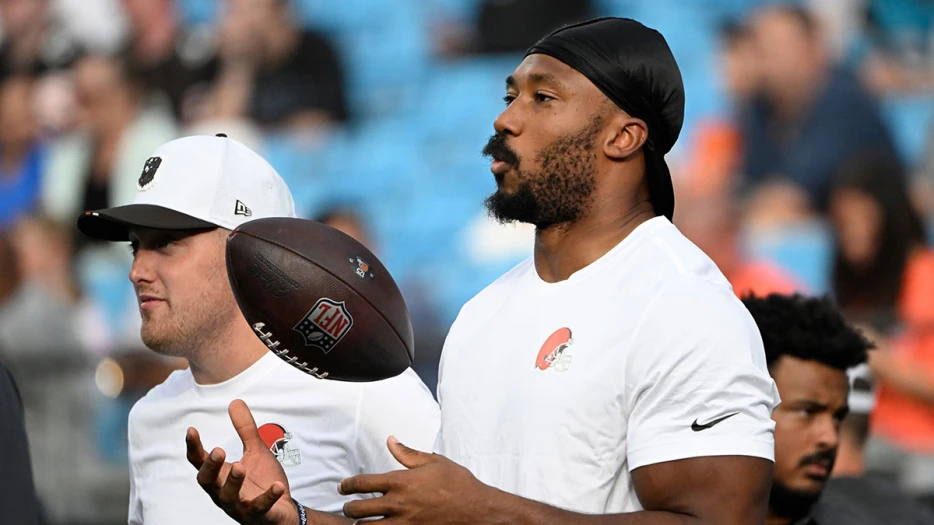 Browns’ Myles Garrett cited for speeding following Panthers game