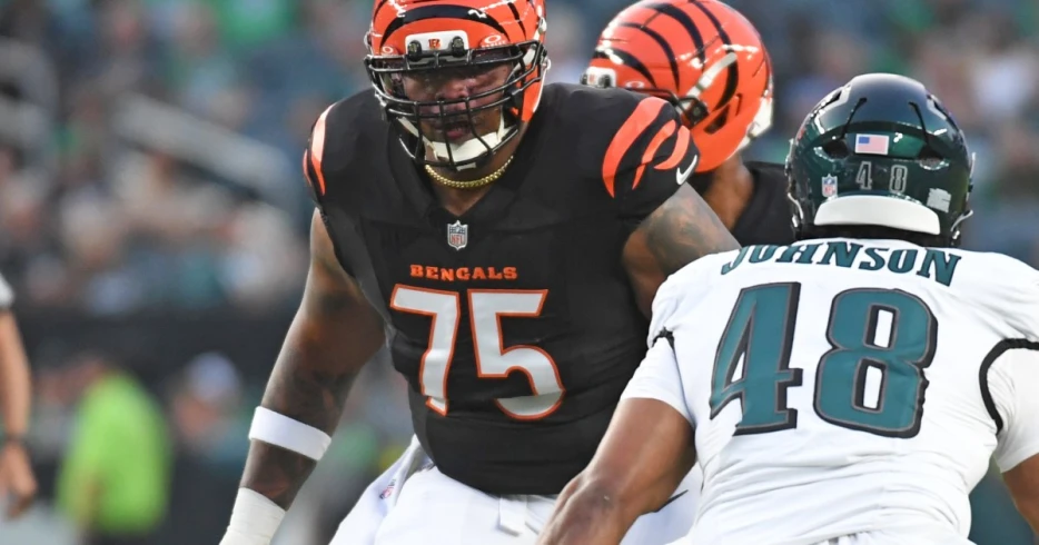 Orlando Brown Jr. and Myles Murphy miss Wednesday practice
