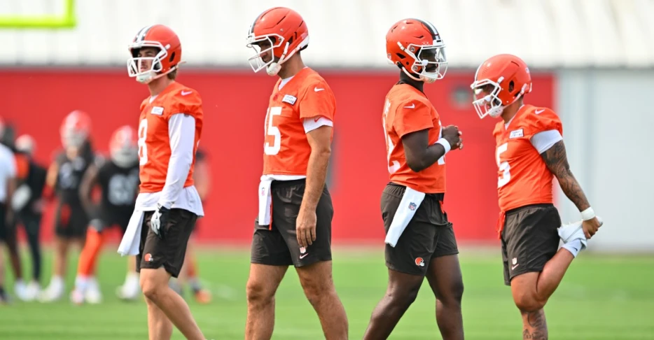 Browns QB competition turned into video content by team
