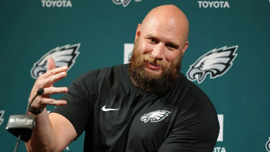 Eagles’ Lane Johnson warns not to sleep on ‘real deal’ defensive lineman