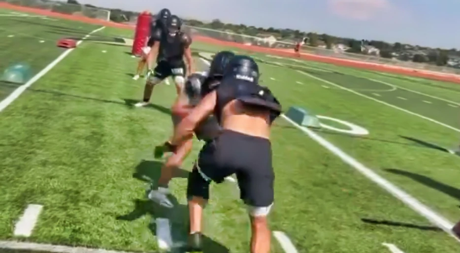 Social Media Has Plenty To Say About “Crazy Intense Football Drill” That’s Going Viral For Obvious Reasons