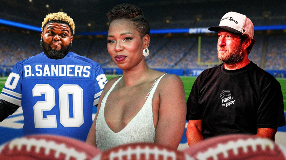 Dave Portnoy calls out ESPN analyst over Shedeur Sanders-Barry Sanders jersey mistake