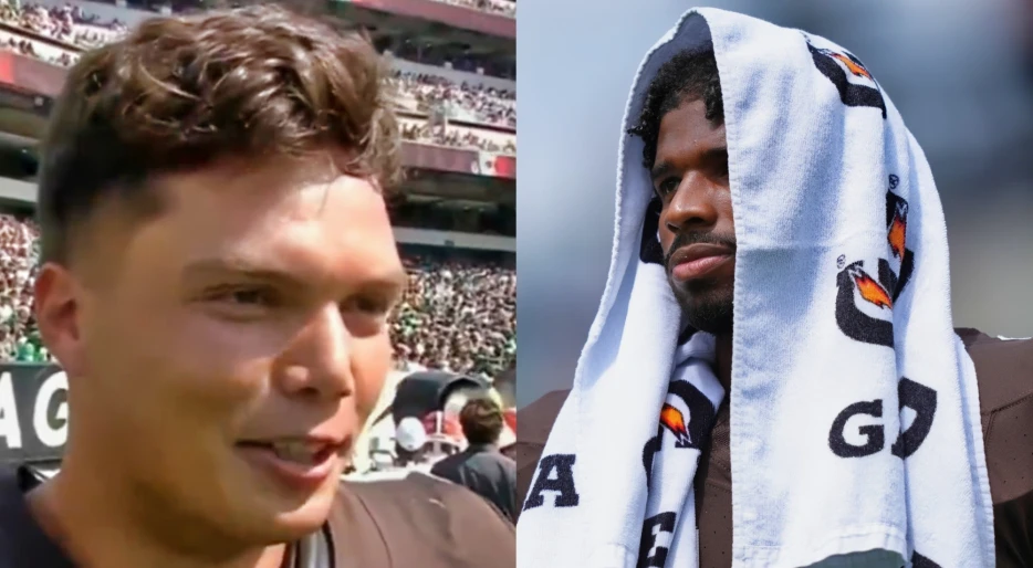 Dillon Gabriel Takes Direct Shot At Teammate Shedeur Sanders During Live TV Interview At Browns-Eagles Preseason Game
