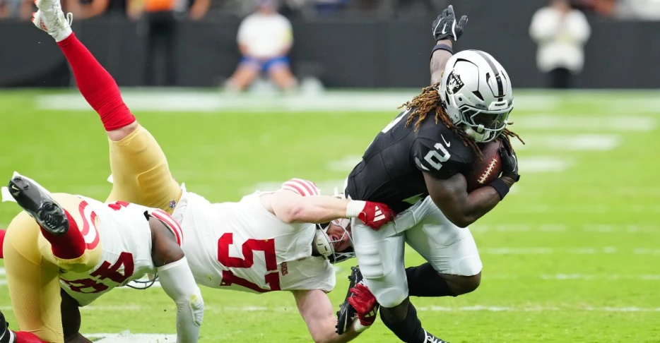 Raiders 49ers Preseason Winners and Losers, Ashton Jeanty makes presence felt