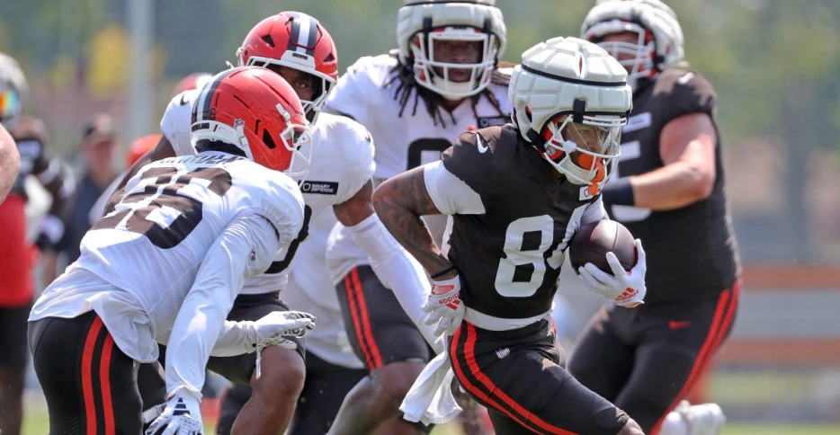 Which Browns player was the biggest surprise against the Eagles?