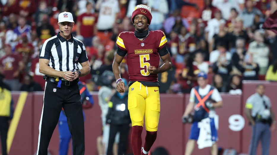 Commanders QB Jayden Daniels gets 100% real about Brian Robinson situation