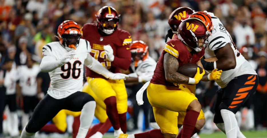 Daily Slop – 19 Aug 25 – RBs Chris Rodriguez &amp; Bill Croskey-Merritt combine for 108 yds, 1 TD vs Bengals