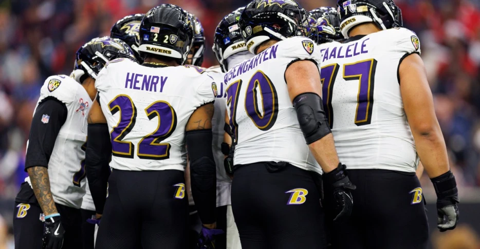 Harbaugh: Ravens starting offensive line is set