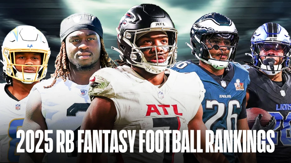 Top 15 fantasy football running backs in 2025