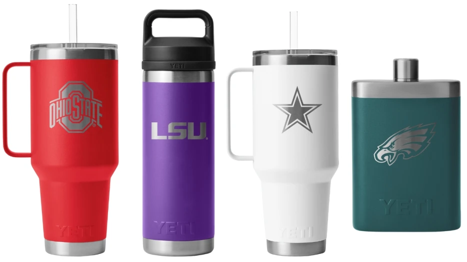 Just In Time For Football Season: YETI Has New Customizations For Their NFL And Collegiate Collections!