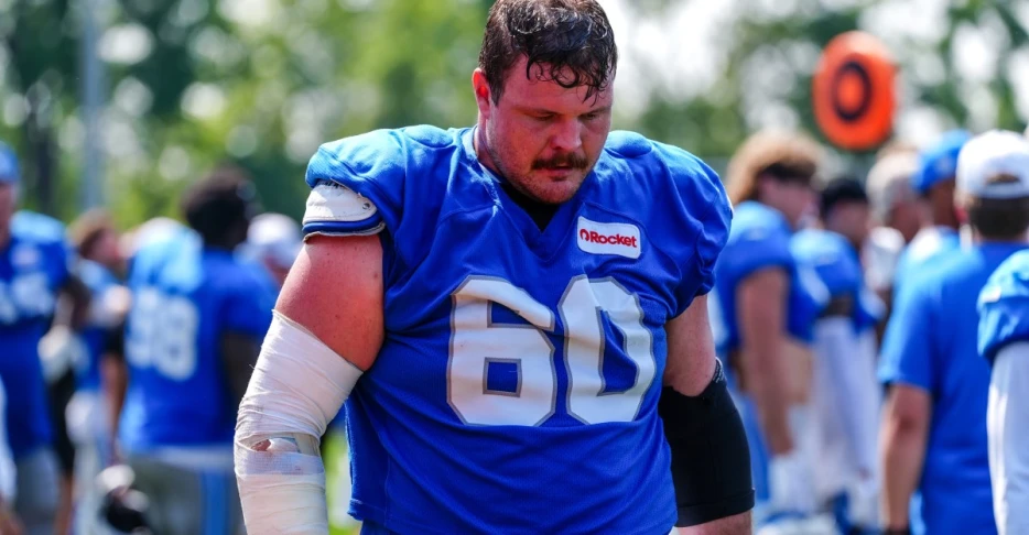 Lions injury report: Graham Glasgow leaves joint practices with Texans early
