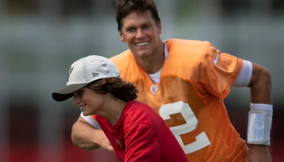 Tom Brady Teased by Former Teammates After Posting Pic Golfing With His Son