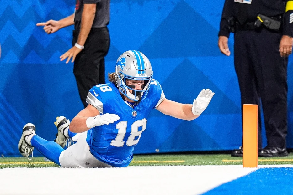 Detroit Lions’ Standout Rookie WR Isaac Teslaa Earns More Praise from Coaching Staff