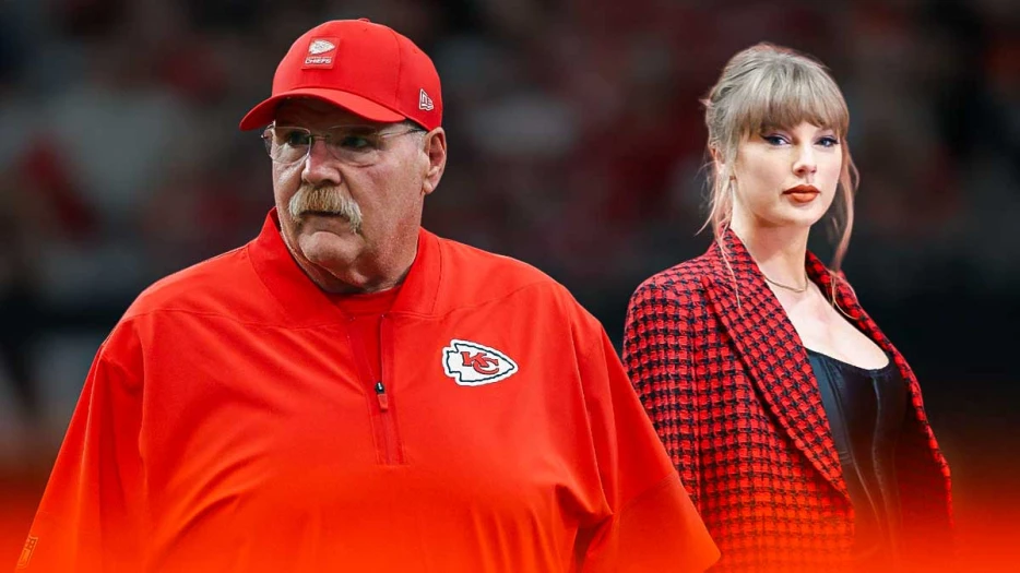Andy Reid reacts to Taylor Swift’s praise on his leadership