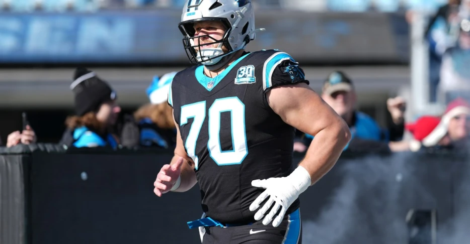 The Panthers have a decision to make at left tackle