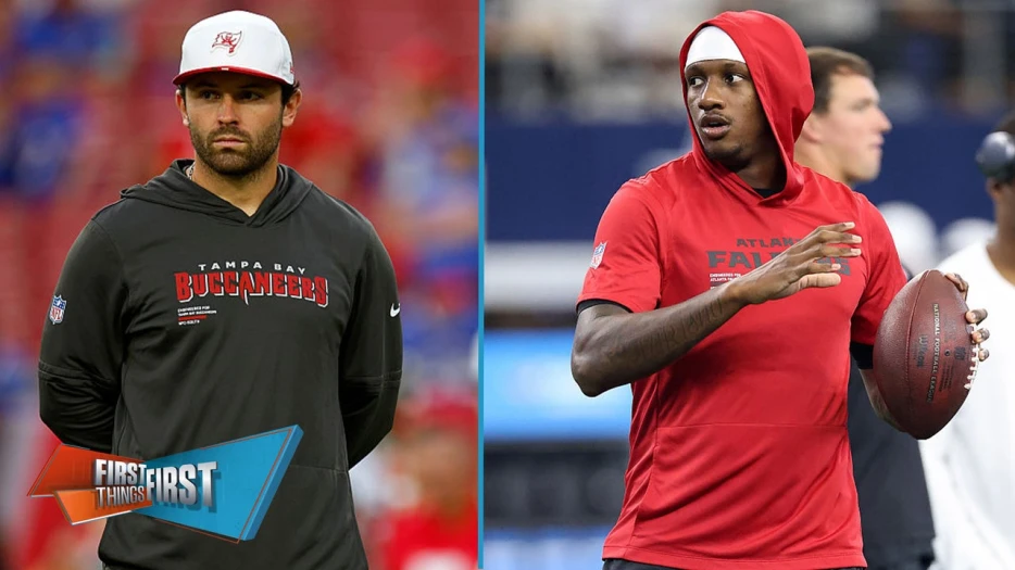 Baker Mayfield, Michael Penix lead Bucs and Falcons to playoffs in Nick Wright's NFC South predictions | First Things First