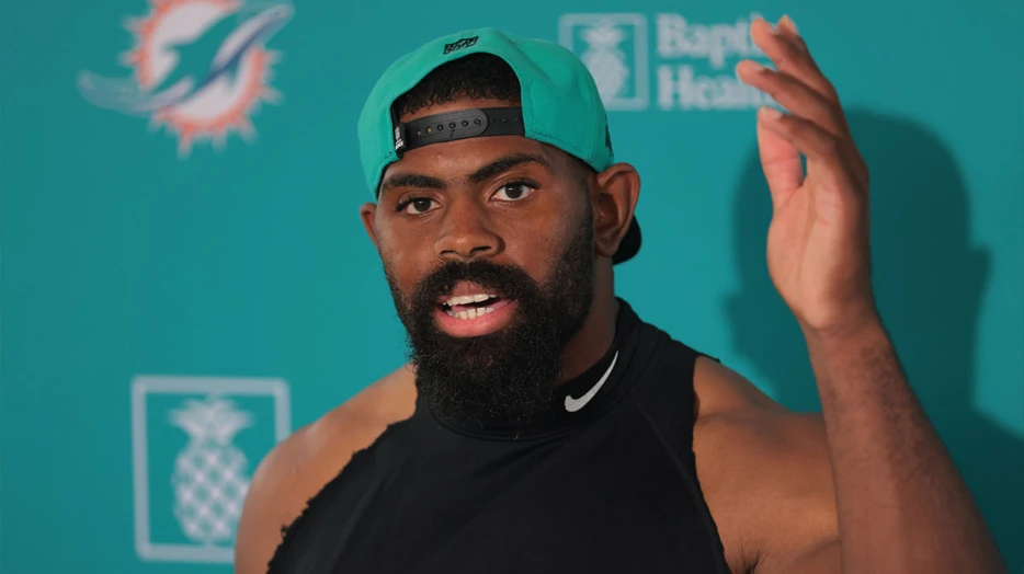 Dolphins’ Jordyn Brooks drops memorable bar on tackling Jonathan Taylor