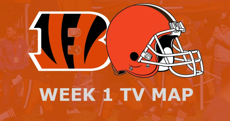 Cincinnati Bengals vs. Cleveland Browns: Week 1 TV Map
