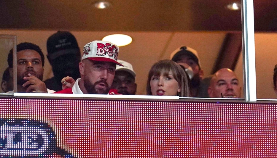 Travis Kelce Says He’s ‘Giddy’ Introducing Taylor Swift as His Fiancée