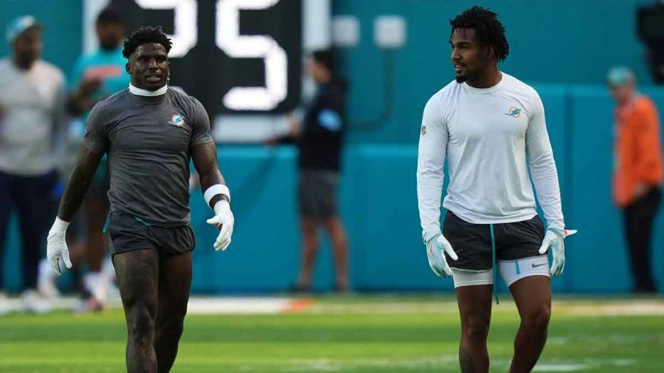Dolphins’ Tyreek Hill, Jaylen Waddle get initial injury updates before Week 1 vs. Colts