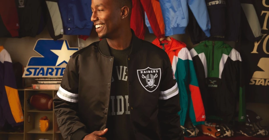 Check out these sweet Raiders Starter Jackets