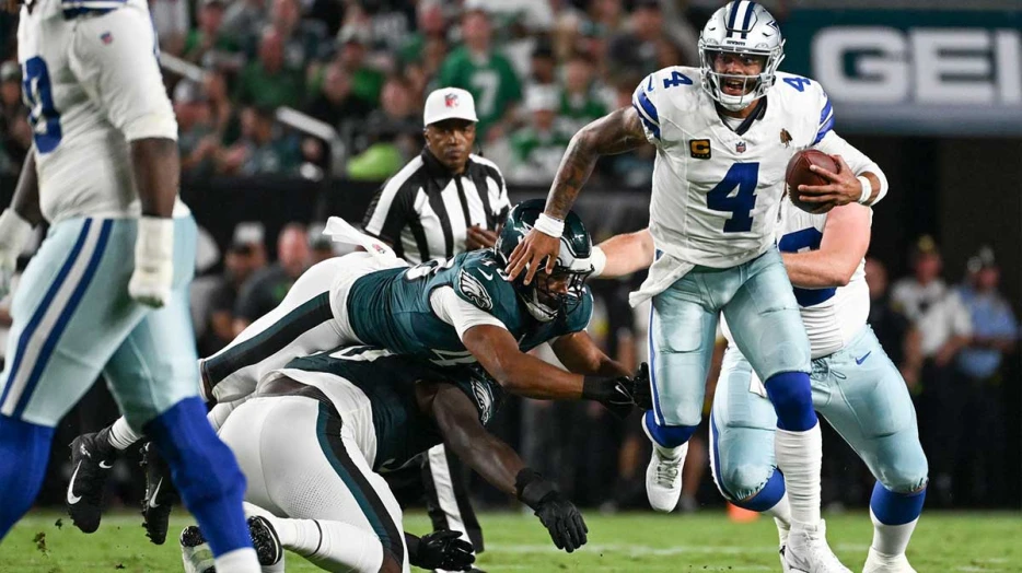 Cowboys, Eagles combine for historic Kickoff Game feat