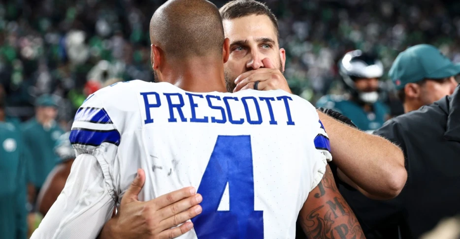Dallas Cowboys at Philadelphia Eagles first quarter recap: Emotions fly as Cowboys and Eagles tied after one