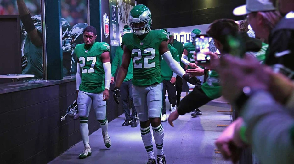 Eagles defense hits tush push celebration after forcing fumble