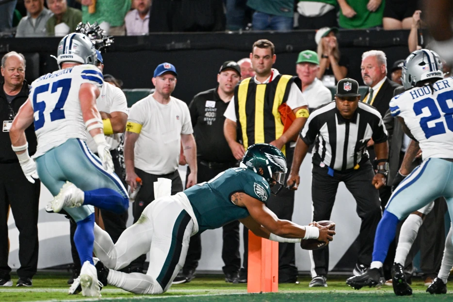 Jalen Hurts Anytime Touchdown Scorer Has Hit in 14 of His Last 20 Games