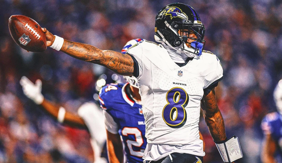 Bills Fan Who Shoved Ravens' Lamar Jackson, DeAndre Hopkins Banned Indefinitely