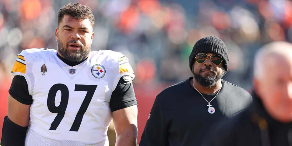 Cam Heyward doesn’t even walk to talk about new Steelers contract after beating Jets