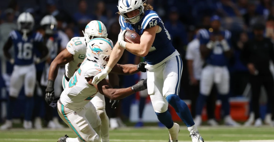 Colts rookie tight end Tyler Warren exactly as advertised in pro debut