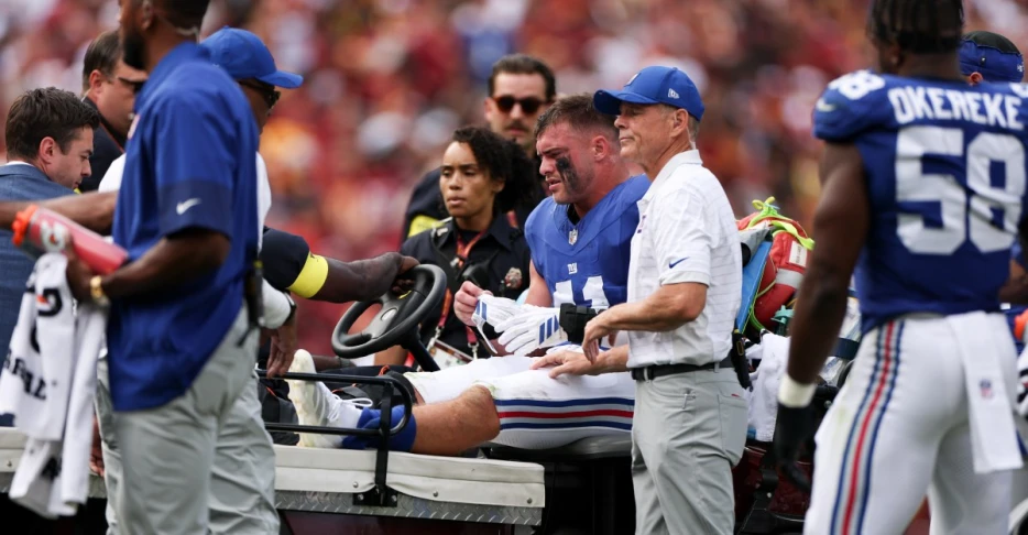 Giants injury news: Micah McFadden suffers leg injury vs. Commanders