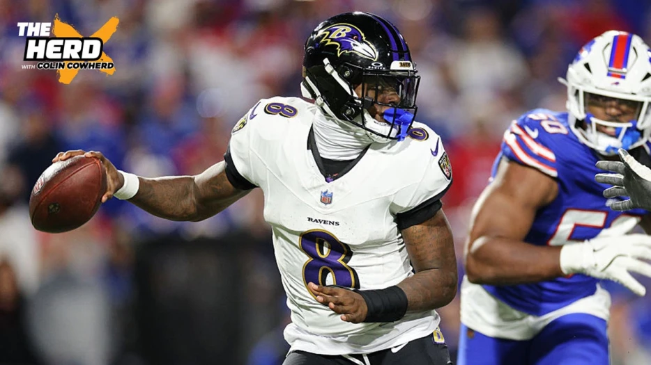 Lamar Jackson finishes for 279 total yards and 3 touchdowns despite Ravens' 41-40 loss vs. Bills | The Herd