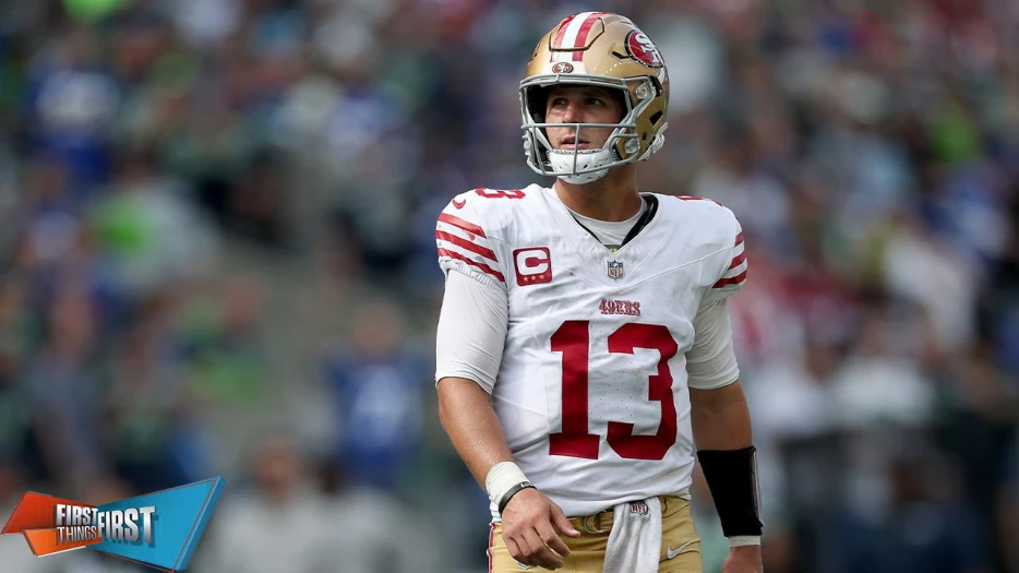 Are the 49ers in trouble after key injuries to Brock Purdy &amp; George Kittle? | First Things First